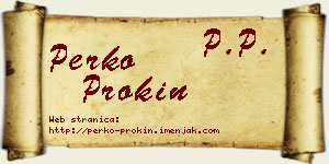 Perko Prokin vizit kartica
